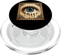 Timbro con occhio che si scioglie, stile surreale vintage PopSockets PopGrip per MagSafe