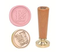 Timbro Con Sigillo Ceralacca Europeo Fatto A Mano Punte In Ottone Intercambiabili E Impugnatura In Legno Faggio Per Regali Lettere Timbro Sigillo Ceralacca Lettere Europee