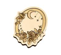 Timbro con sigillo ceralacca in ottone massiccio, testa timbro con sigillo ceralacca in rilievo, cornice per fiori per personalizzare cancelleria, timbro con sigillo ceralacca in rilievo