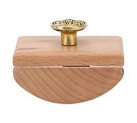 Timbro con Sigillo di Calligrafia Timbro di Assorbimento Dell'inchiostro in Legno con Texture Trasparente Inchiostro per Penna Stilografica Strumento per Asciugatura Rapida Penna(Colore del legno)