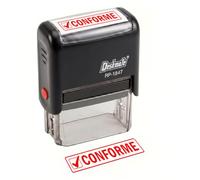 Timbro COPIA Autoinchiostrante 46x15mm - Ufficio Professionale (CONFORME) | Materiale resistente, per uffici, studi notarili, fatture, contratti, ricevute, gestione rapida, documenti