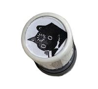 Timbro da ufficio a forma di animale di piccole dimensioni con struttura in plastica gatti decorativi per borse facile etichettatura documenti planner