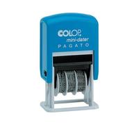 Timbro Mini Dater S160/L1 Datario + RICEVUTO - 4 mm - autoinchiostrante - Colop