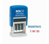 TIMBRO DATARIO + REGISTRATO S160/L3 AUTOINCHIOSTRANTE COLOP