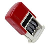 Timbro della data inglese regolabile linea di gomma per ufficio girevole per scrapbooking imballaggi fai da te Struttura Timbro della data bilingue