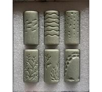 Timbro della natura per bambini, rullo cilindrico per imparare e raccontare storie creative in progetti artistici, rullo di argilla creativa