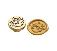 Timbro di cera antica timbro vintage metallo antico testa di mare per inviti buste scrapbooking accessori elegante rosa cera timbro