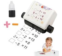 Timbro digitale per insegnamento, Riutilizabile Timbro Matematico, Timbros Didattico Digitale, T-imbro a Rullo mate-matico, Math Roller Stamps, Sigillo Di Formazione per Bambini