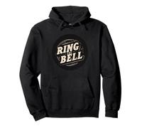 Timbro Divertente Ring The Bell Felpa con Cappuccio