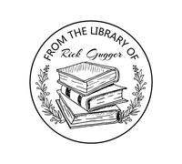 Timbro Ex Libris Personalizzato, con 16 Template Grafici Pronti da Personalizzare, Timbro per Libri Personalizzato con Ex Libris Personalizzabile, Ideale per Marcare i Tuoi Libri Preferiti