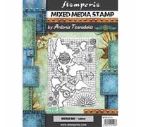 Timbro in alta definizione Sir Vagabond Vintage Map by Stamperia per decorazioni