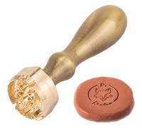 Timbro in argilla di ottone personalizzato, strumento for impronte di design personalizzate for la produzione di ceramiche, cioccolato, sapone e biscotti. Timbri con firma(3"/7.62CM)