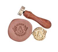 Timbro in ceramica personalizzato con lettere Timbro in ceramica personalizzato con il tuo design Crea impronte di argilla uniche Timbri con firma(1.5Inches)