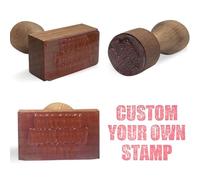 Timbro in Gomma Personalizzato, Timbro Commerciale Personalizzato con Logo/Indirizzo/Nome in Legno con Disegno Applicabile per Libri, Pagine, Lettere, Buste, Inviti, Note di Ringraziamento