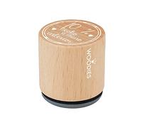 Timbro in legno e gomma 10x100 fatto a mano interno diam. 33x30mm.