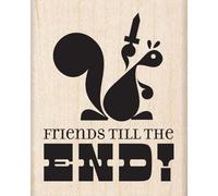 Timbro in legno Inkadinkado Amici fino alla fine