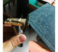 Timbro in Pelle Con Impugnatura, Timbro in Ottone Personalizzato per La Pelle, Ferro Da Stiro Personalizzato per La Carne, Legno, Carta, Plastica, Regalo per L'artigiano Della Pelle