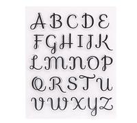 Timbro in silicone con lettera di parole, timbri trasparenti, timbri trasparenti, timbri fai da te, timbri per creazione di biglietti, artigianato, scrapbooking, album fotografici, biglietti di carta
