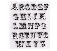 Timbro in silicone con lettera di parole, timbri trasparenti, timbri trasparenti, timbri fai da te, timbri per creazione di biglietti, artigianato, scrapbooking, album fotografici, biglietti di carta