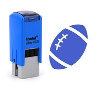 Timbro inchiostrante con pallone da rugby, 11 mm, con timbro per carte fedeltà del cliente, ingresso dello stadio, partita a XV, stadio, ovalie, palloncino ovale, stamp Ink]