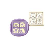 Timbro invernale in ottone cerato, tematico, sigillato, per busta di carte, scrapbooking, decorazione d'invito, clown wach seelier, motivo invernale per decorazione di biglietti fotografici