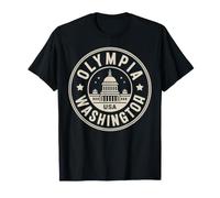 Timbro Olympia Washington Souvenir da Viaggio Maglietta