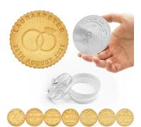 Timbro per biscotti personalizzato con 6 formine personalizzate per biscotti di San Valentino Stampo per timbri per biscotti personalizzati Stampi per biscotti con nome di coppia