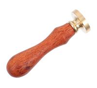 Timbro per Ceralacca in Stile Retrò Motivo Alfabetico | Legno e Rame, per Decorare Buste, Biglietti e Inviti, Scelta Elegante per Pacchi Regalo