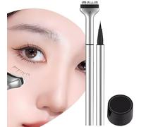 Timbro per ciglia inferiori con inchiostro, strumento per timbri per eyeliner per ciglia inferiori, timbri per estensioni ciglia inferiori, Aspetto naturale per principianti di trucco (Nero)