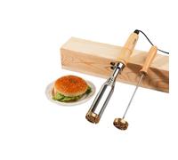 Timbro per hamburger - Ferro da stiro elettrico personalizzato per marchio alimentare, timbri logo in ottone, marchio bistecca personalizzato, ferri da stiro per hamburger pane barbecue carne cocco