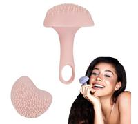 Timbro per lentiggini in silicone, applicatore portatile impermeabile per lentiggini finte, strumento per trucco naturale per donne (rosa)