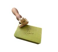 Timbro per sapone in ottone con logo personalizzato o design - Crea un logo di marca unico, per la creazione di sapone fai da te, timbri con impronta di saponi fatti a mano, per artigianato, branding