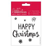 Timbro per scrapbooking, motivo natalizio, 10 x 10 cm