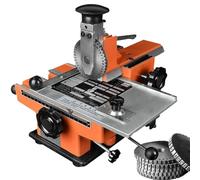 Timbro per targhette in metallo, semi-automatico, per incisione di piastrine per cani, con rotella a caratteri opzionale (da 2 mm a 6 mm)