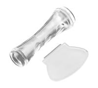 Timbro per unghie con punta francese su entrambi i lati Art Stamper Jelly Silicone Manicure Forniture per Saloni Nail French Tip Stamp Double Sided Art Per Donna