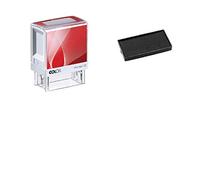 Timbro personalizzabile a 3 righe COLOP Printer 10 27 x 10 mm per indirizzo e ragioni sociali Nero
