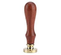 Timbro Personalizzato Classico, Timbro Sigillo di Cera Manico in Legno Impugnatura Comoda Testa in Ottone Rimovibile Kit Sigillo di Cera per Lettere Progetti di Hobby Artigianali (Plant category: 039)