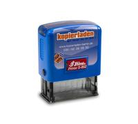 Timbro personalizzato con testo o logo, Shiny S-852, 14 x 38 mm, fino a 3 righe - timbro autoinchiostrante, timbro indirizzo, timbro azienda