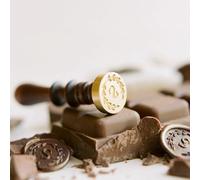 Timbro Personalizzato per Cioccolato Con Logo, Sigillo Di Cera