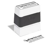 Timbro Personalizzato Preinchiostrato 4 Righe, 14x38 mm - Timbri Personalizzati Ideali per Aziende, Studi Medici, Eventi - Personalizza con Testo e Logo