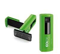 Timbro Pocket Stamp Plus 30 18x47mm 5righe autoinchiostrante verde COLOP