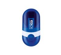 Timbro Pocket Stamp R40 - diametro 40 mm - 5 righe - autoinchiostrante - blu - Colop