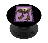 Timbro Postale Halloween La Vaca Saturno Zombina Saturnita PopSockets PopGrip Adesivo