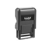 Trodat Timbro Printy 4822 4.0 Autoinchiostrante Polinome Multi-Parole con 12 Testi Commerciali e Amministrativi in Italiano Colore Nero Cartuccia Nera Inclusa, Inchiostro Indelebile