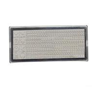 Timbro regolabile da 4 mm per lettere digitali con piastra in gomma per fai da te, taglia e incolla con motivo sostituibile