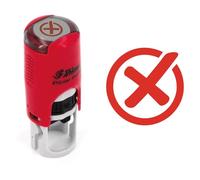 Timbro rifiuto | 11mm | Timbro inchiostrante rifiutato con croce | No | denied ink stamp