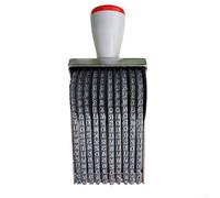 Timbro rotante per un efficiente imballaggio e codifica con cifre e lettere girevoli per la stampa della data e il numero di lotto (1 10 bit)