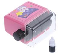 Timbro Rullo di Matematica Rosa in Plastica ABS per Insegnanti | Difficoltà Regolabile, Portatile e Riutilizzabile, per Quaderni e Carta Bianca, Studio Dopo Scuola
