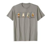 Timbro Silly Goose Reading Tee Bibliotecario Bestie Bookish Maglietta