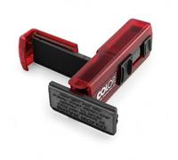 TIMBRO TASCABILE PERSONALIZZABILE - Autoinchiostrante, Compatto e Resistente - Ideale per Ufficio, Professionisti e Uso Quotidiano (Rosso)